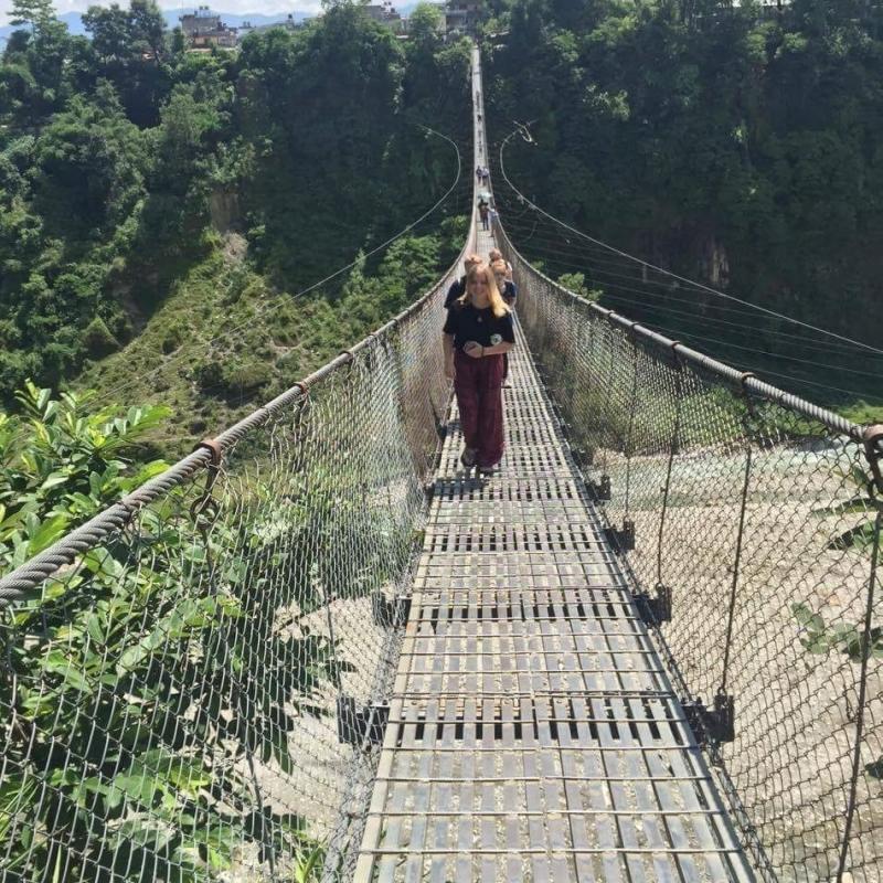 Charlotte M in Nepal